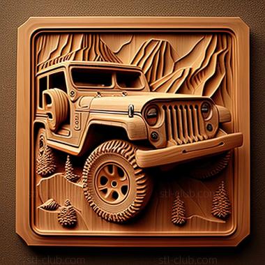 3D мадэль Jeep CJ (STL)